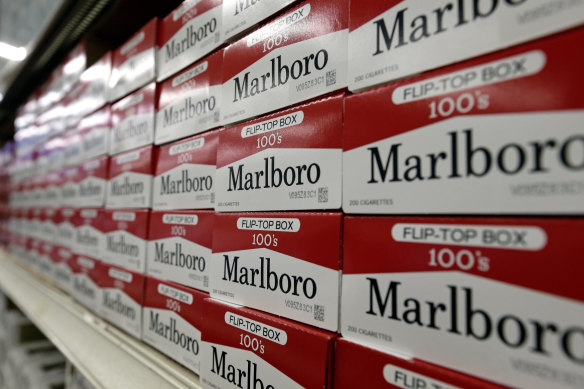 Marlboro maker Philip Morris international will suspend planned investments in the country, including all new product launches.