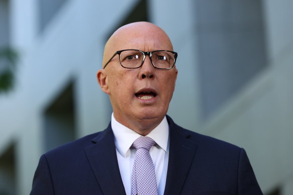 Peter Dutton says the government and the city universities are contributing to the housing crisis.