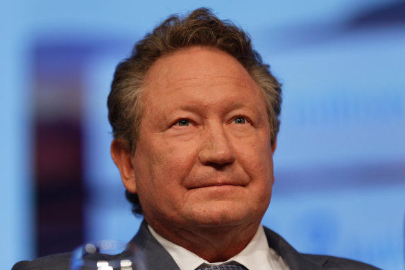 Fortescue founder Andrew Forrest. 