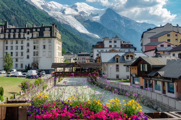 Aside from hiking there is also time explore the boutique-lined streets of Chamonix.