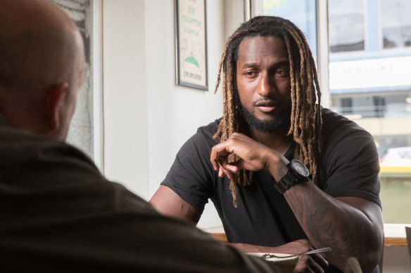 Nic Naitanui at The Lincoln in Carlton.