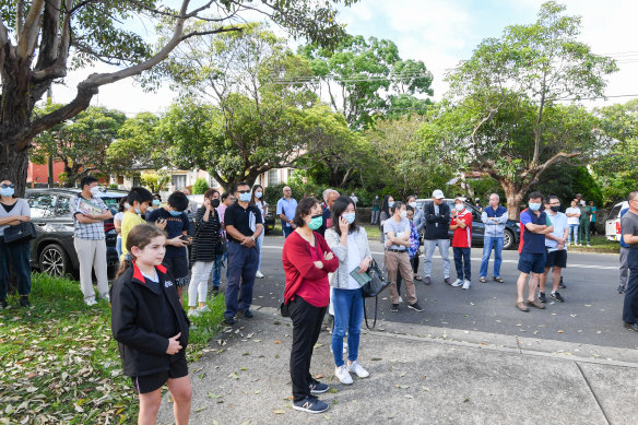 Six registered bidders were among the crowd that turned out for the auction.