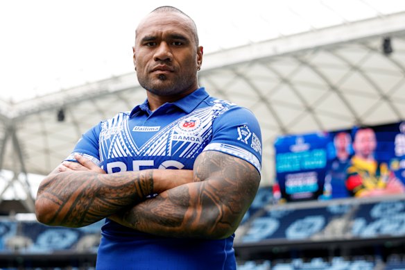 Junior Paulo will lead Samoa up front.