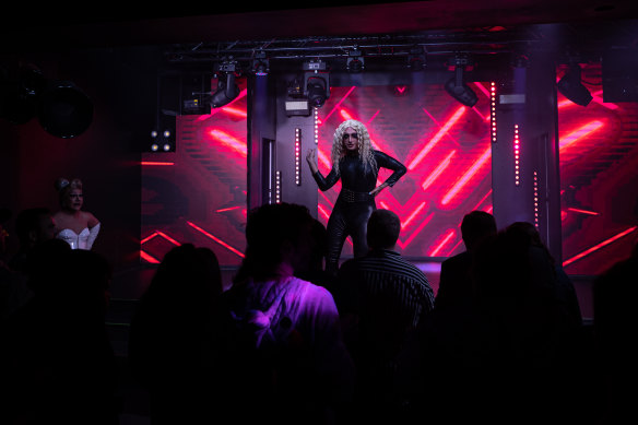 A drag show at Heaven on Friday night, a new LGBTQ nightclub which has opened on Oxford Street.