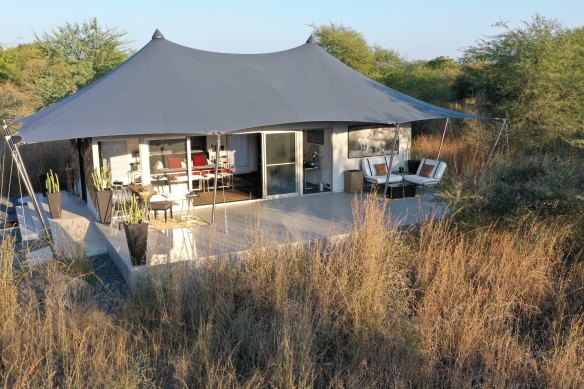 A tented rock suite.