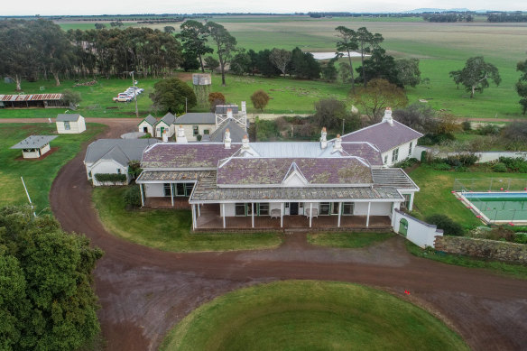 Mooramong homestead near Skipton  was built in the 1870s.