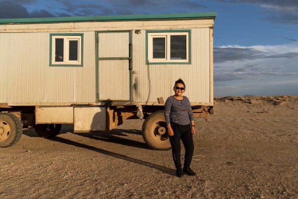 Tesndkhorloo Erdnebaatar in the Gobi desert just north of the Chinese border. 