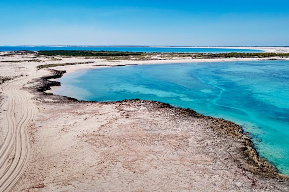 Not a soul in any direction: Chile Creek on the Dampier Peninsula.