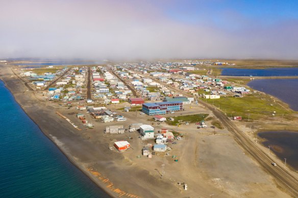 Utqiagvik is pitch black from mid-November to mid-January.
