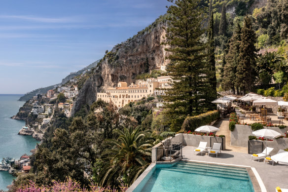 The cliff-hugging Anantara Convento di Amalfi Grand Hotel.