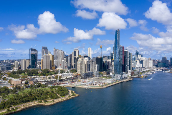 The beleaguered Central Barangaroo project is the final stage of the massive foreshore renewal project.