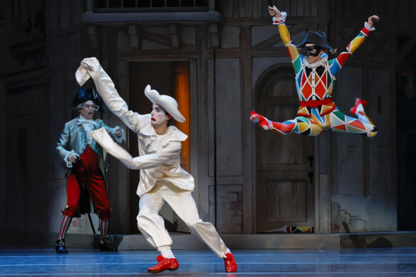 Callum Linnane and Brett Chynoweth in Harlequinade.