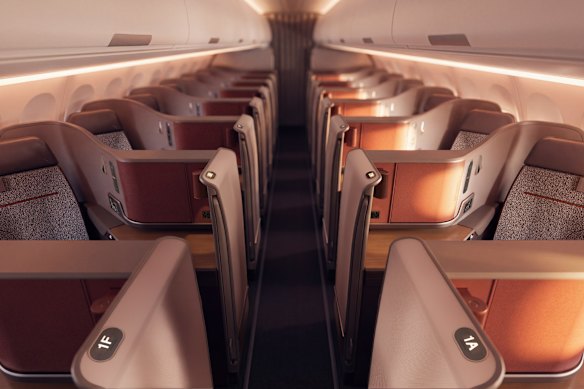 Qantas will introduce lie-flat business seats for its A321XLRs – a first for its narrowbody planes.
