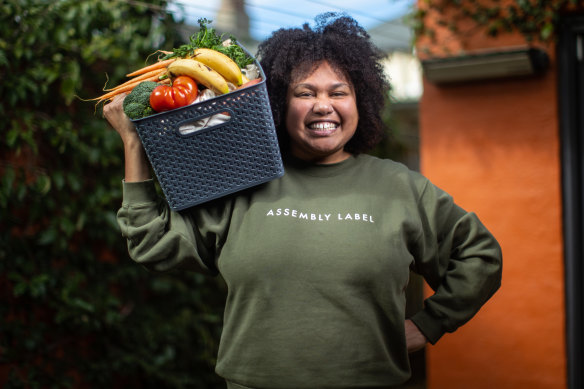 Tish King buys her fruit and veg direct from producers.
