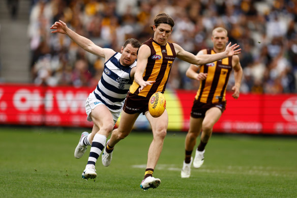 Hawthorn is appealing a two-game ban on Will Day for a dangerous tackle.