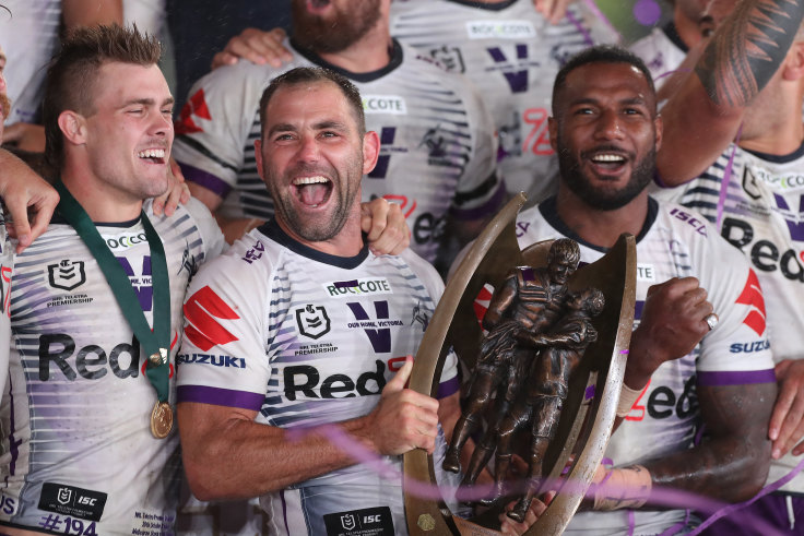 Nrl Grand Final 2020 Melbourne Storm S Cameron Smith Seals Place In History With Third Premiership Trophy