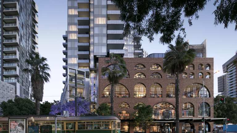 Strata office at MAB's new Escala project, New Quay in Docklands.