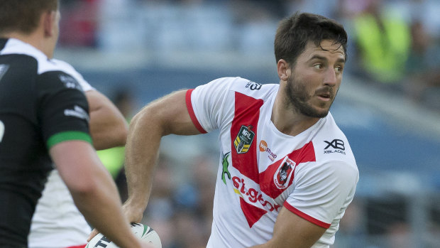 Brains trust: Ben Hunt takes on Hull FC for his new club at ANZ Stadium.