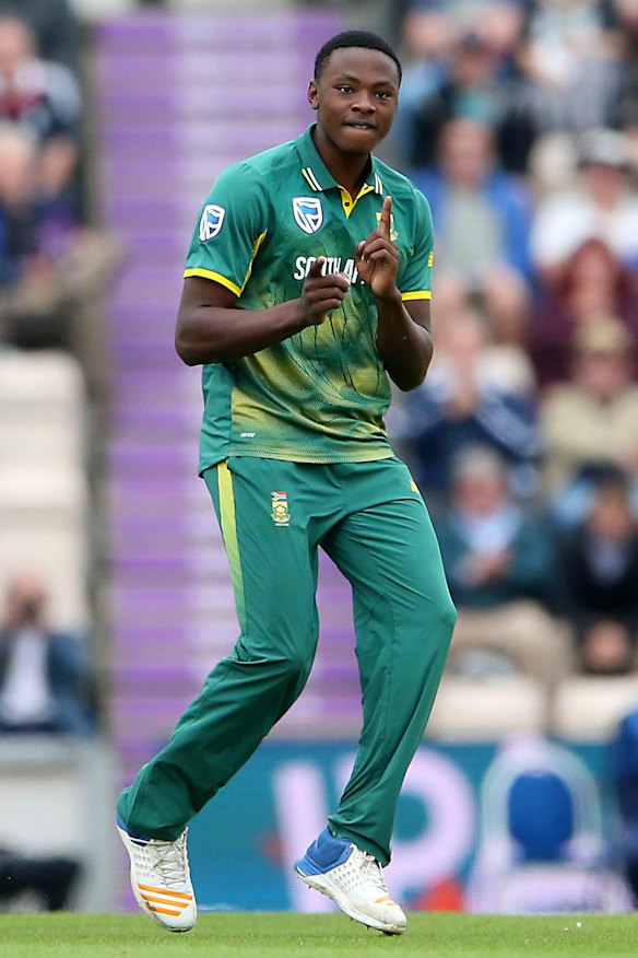 Pulling up trees: Now the world's best fast bowler, Rabada has his plot of land.