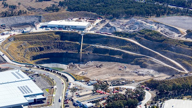 Eastern Creek landfill is one of two sites that takes Sydney's organic waste.  