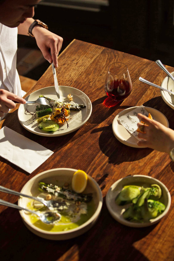 Lunch in the sun.