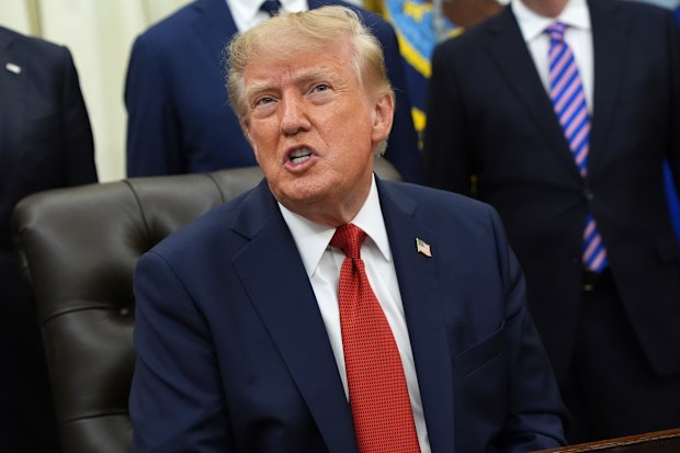 Donald Trump has banned three major outlets from covering him at the White House.