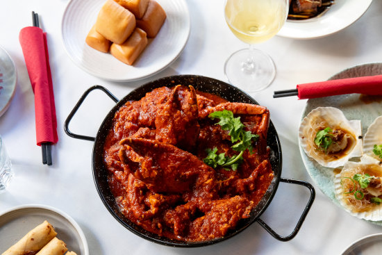 Go-to dish: Singapore chilli crab, market price.