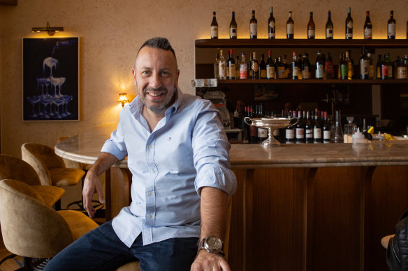 Bar Olo owner Anthony Scutella inside his new venue.