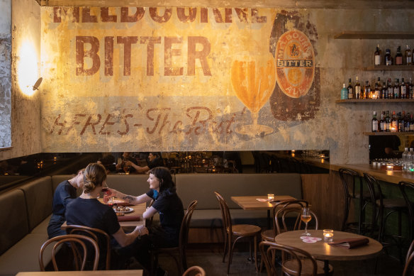 The Melbourne Bitter mural at Odd Culture in Fitzroy.