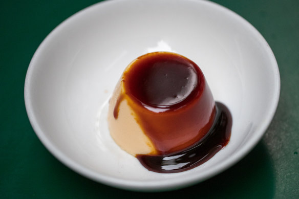 10 William St’s flan vermouth.