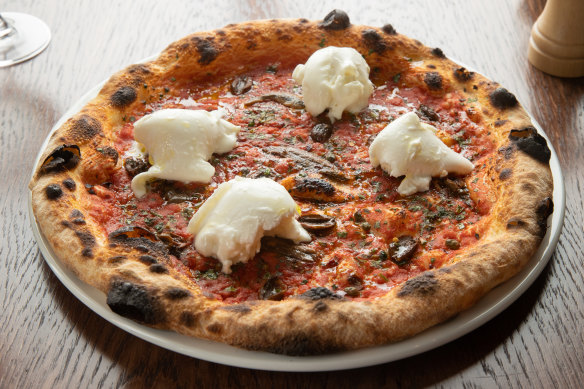 Puttanesca pizza, starring anchovies and capers, will be on the menu. 