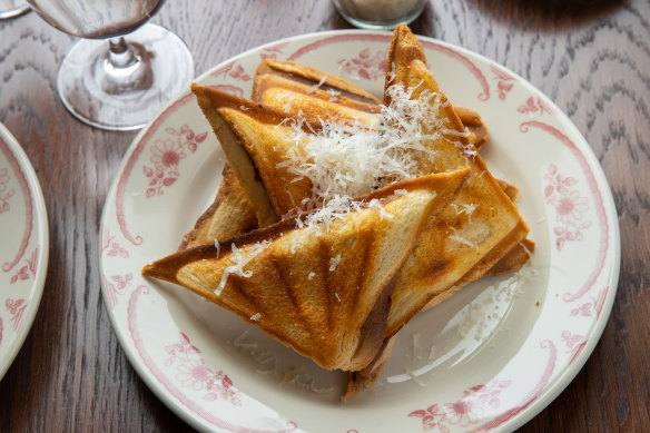 The famous Arlechin bolognese jaffle is heading to Kew.