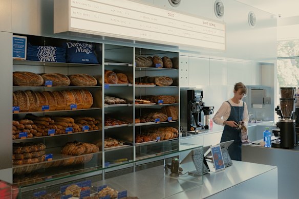Inside the new Baker Bleu store in South Yarra. 