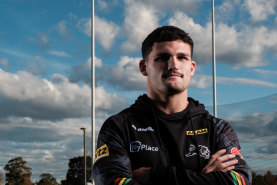 Injured Panthers superstar Nathan Cleary.