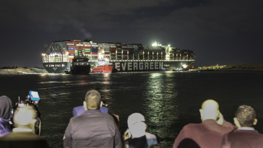 The Ever Given remains stuck in the Suez Canal, delaying oil tankers from making deliveries.