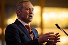 West Australian Premier Roger Cook speaking at the summit in Perth.