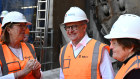 Infrastructure Minister Catherine King and Prime Minister Anthony Albanese.
