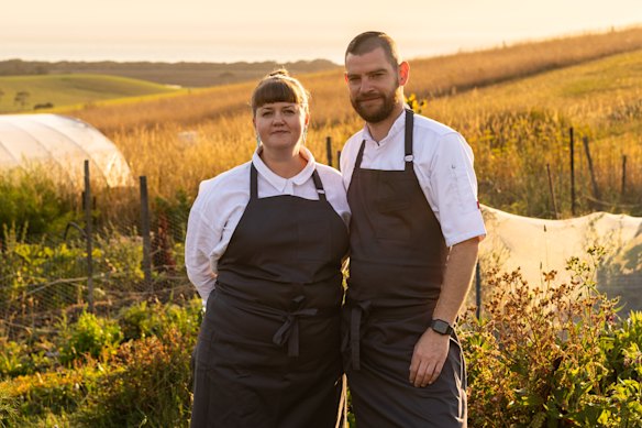 Oirthir restaurant owners Jillian McInnes and Bob Piechniczek.