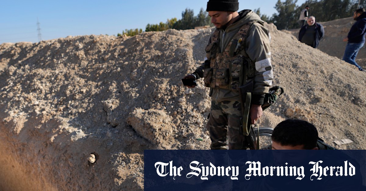 Trenches expose Assad regime’s ‘machinery of death’