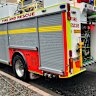 Generic image of a Queensland fire department truck.