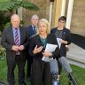 Noosa MP Sandy Bolton (centre) will chair a powerful new parliamentary select committee on youth justice – the first independent policy committee head in at least two decades.