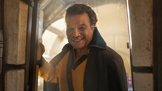 Billy Dee Williams as Lando Calrissian in Star Wars: The Rise of Skywalker.