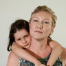 Shannon Turner with daughter Emma. Turner was “open to anything” when news of a medical trial using psychedelics surfaced.