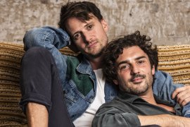 Tom Conroy and Danny Ball.
Tom and Danny star in Holding the Man, one of Australia’s great love stories.