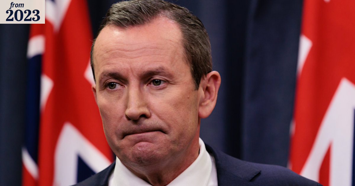 Mark McGowan quits as WA Premier, exhausted from keeping a straight face