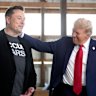 Elon Musk and Donald Trump in happier times.