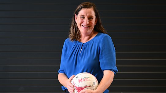 Interim CEO of Netball Australia, Stacey West.