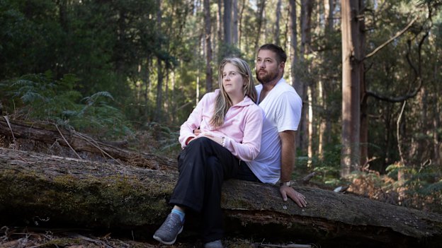 Shelley and James Beverley. Shelley has mitochondrial cytopathy – one of a large family of chronic and progressive diseases that affect the muscles, brain and nervous system, which she could pass onto her children.