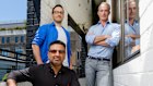 The co-founders of Australia’s newest “unicorn” Neara, Daniel Danilatos, Karamvir Singh and Jack Curtis.