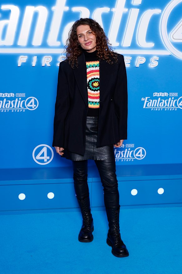 Danielle Cormack at the Sydney premiere of The Fantastic Four: First Steps.